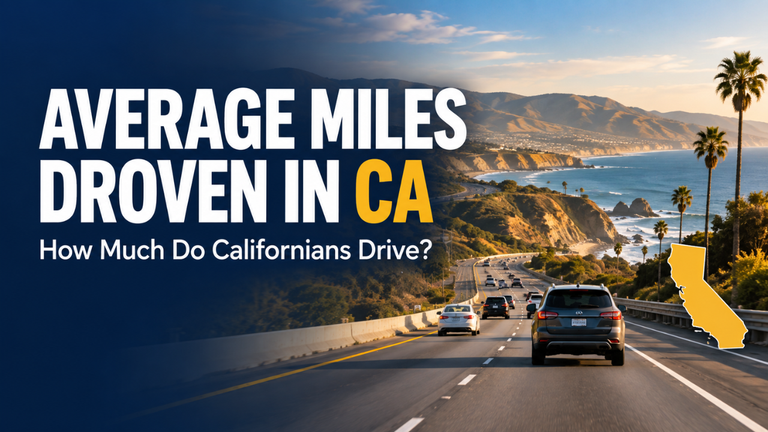 Average Miles Droven in CA