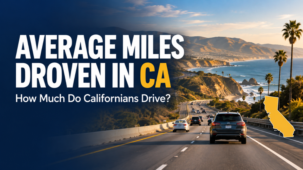 Average Miles Droven in CA