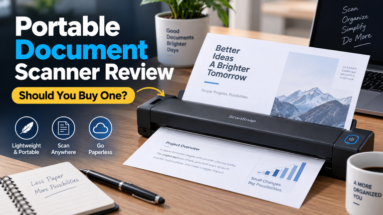 Portable Document Scanner Review: Should You Buy One?