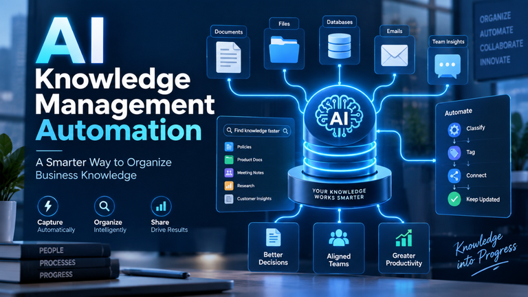 AI Knowledge Management Automation: A Smarter Way to Organize Business Knowledge