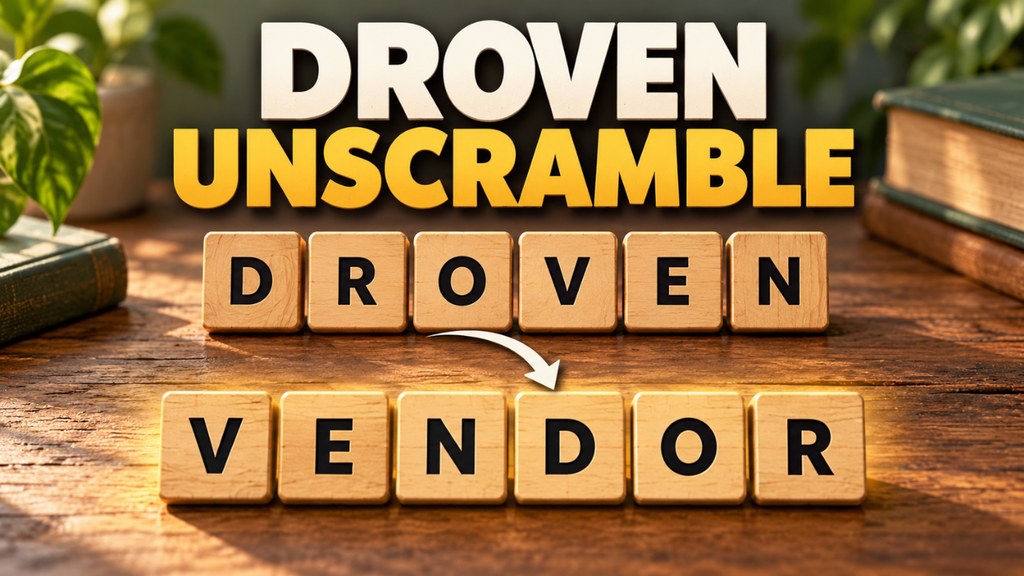 Droven Unscramble